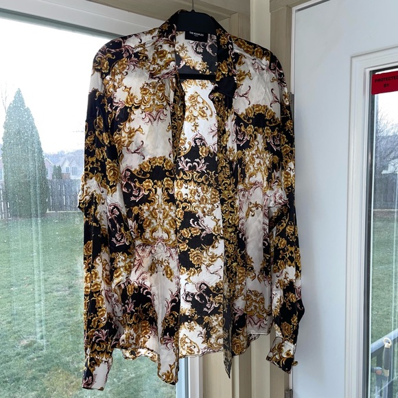 The Kooples Italian Baroque Print Shirt